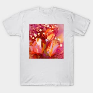 Roses with Baby’s Breath T-Shirt